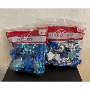 Holiday Time Deluxe Gift Bows 2 Bags with 62 Bows